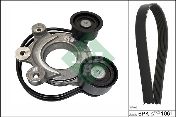 Zestaw paska wieloklinowego do Land Rovera, 529 0556 10, INA w ofercie sklepu e-autoparts.pl 